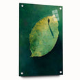 Abstract Minimalist Nature Art – Floating Leaf & Solitude Print