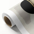 Earthen Harmony Abstracts – Gold & Black Geometric Wall Composition
