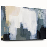 Contemporary Canvas Art – Textured Minimalist Earth Tone Painting