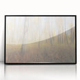 Tranquil Nature Canvas Prints – Rainy Forest Through Glass