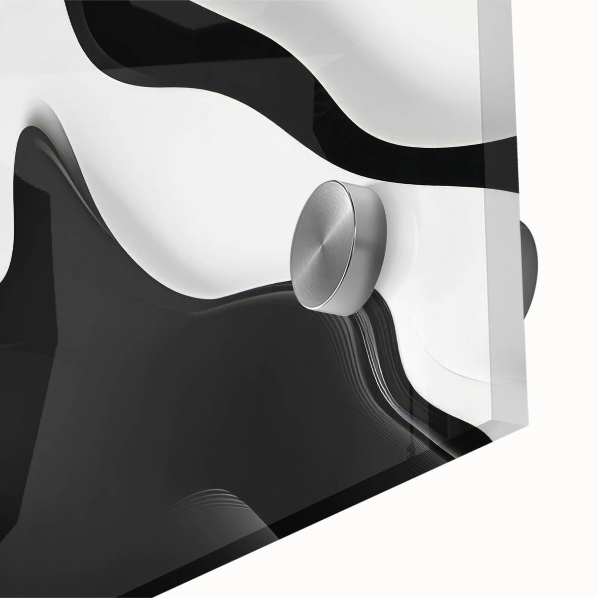 Contemporary Abstract Art Pieces – Fluid Black & White Contrast