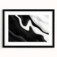 Contemporary Abstract Art Pieces – Fluid Black & White Contrast