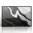 Contemporary Abstract Art Pieces – Fluid Black & White Contrast