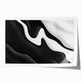 Contemporary Abstract Art Pieces – Fluid Black & White Contrast