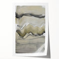 Minimalist Abstract Wall Art - Earthy Tones and Textured Brushstrokes