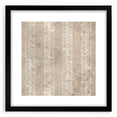 Contemporary Framed Abstract Art – Olive Green Minimalist Pattern