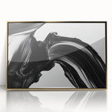 Bold Abstract Wall Art Collection – Expressive Black Brush Strokes