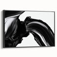 Bold Abstract Wall Art Collection – Expressive Black Brush Strokes