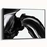 Bold Abstract Wall Art Collection – Expressive Black Brush Strokes