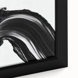 Bold Abstract Wall Art Collection – Expressive Black Brush Strokes