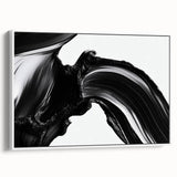 Bold Abstract Wall Art Collection – Expressive Black Brush Strokes