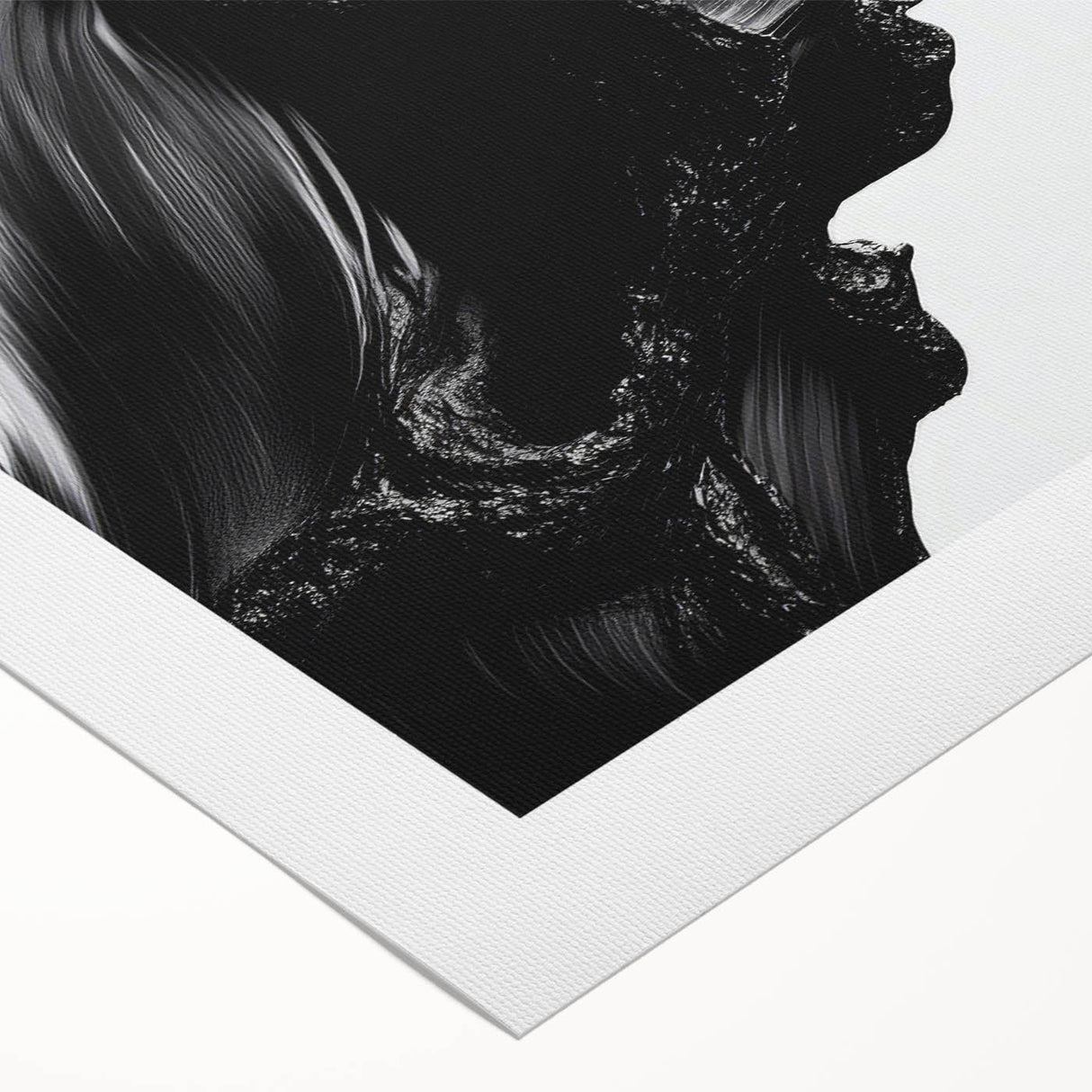 Bold Abstract Wall Art Collection – Expressive Black Brush Strokes