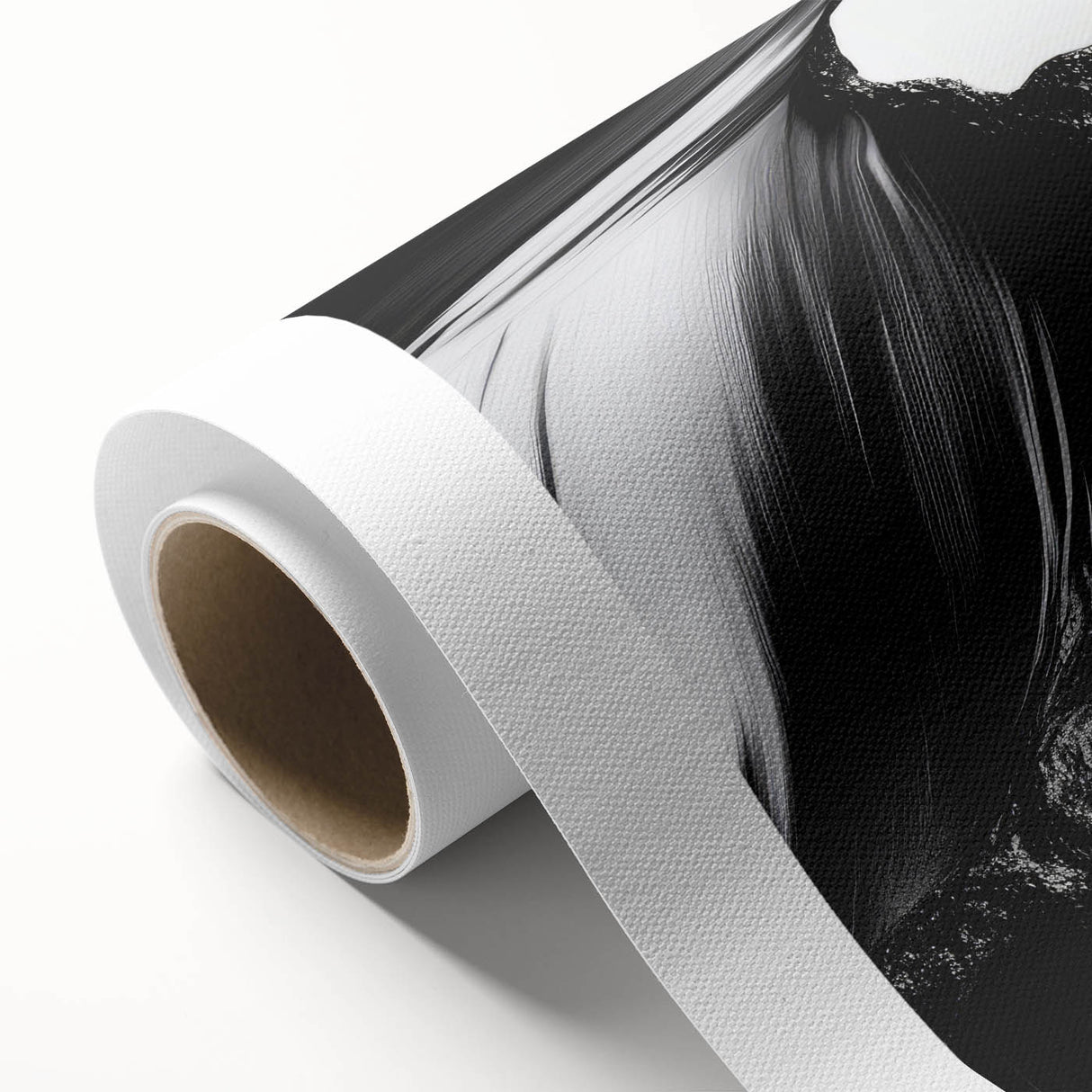Bold Abstract Wall Art Collection – Expressive Black Brush Strokes