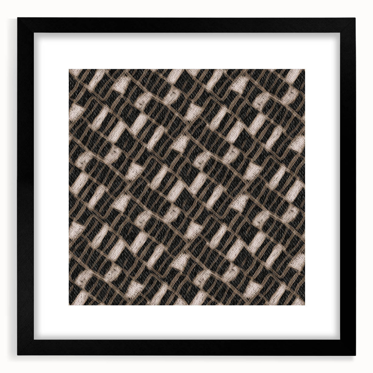 Minimalist Wall Decor – Geometric Earth Tone Abstract Art Print