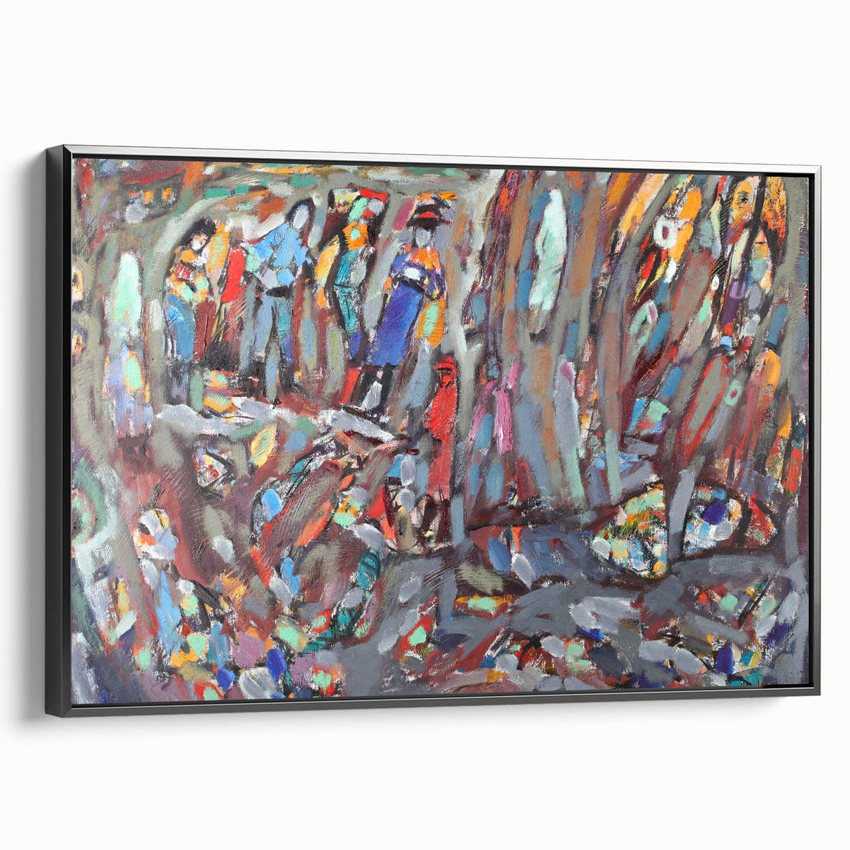 Large Abstract Wall Art – Bold Expressionist Modern Painting