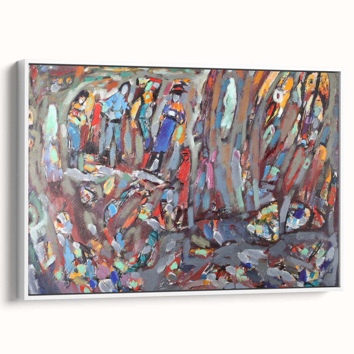 Large Abstract Wall Art – Bold Expressionist Modern Painting