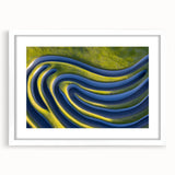 Abstract Minimalist Landscape Art – Modern Organic Waves Print