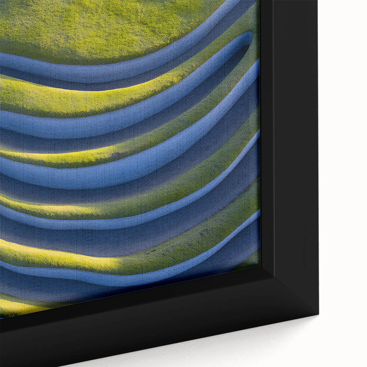 Abstract Minimalist Landscape Art – Modern Organic Waves Print