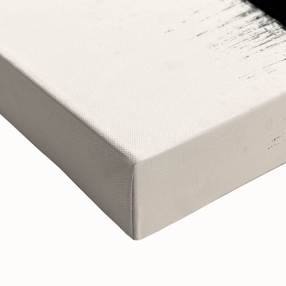Minimalist Black and White Abstract Wall Art - Modern Canvas Print