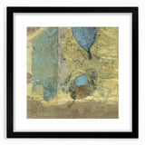 Modern Abstract Canvas Prints – Elegant Gold & Aqua Textured Art