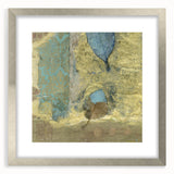 Modern Abstract Canvas Prints – Elegant Gold & Aqua Textured Art