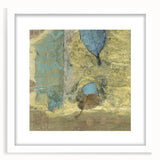 Modern Abstract Canvas Prints – Elegant Gold & Aqua Textured Art