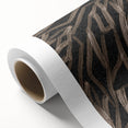 Earthen Harmony Abstracts - Fluid Organic Line Art in Black and Beige