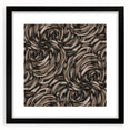 Earthen Harmony Abstracts - Swirling Organic Line Art in Black and Beige