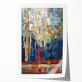 Moody Modern Wall Art – Textured Abstract Canvas for Contemporary Spaces