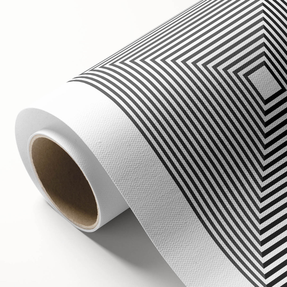 Modern Abstract Wall Art – Optical Illusion Black & White Print