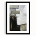 Black and White Moody Modern Wall Art – Abstract Canvas Print