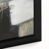 Black and White Moody Modern Wall Art – Abstract Canvas Print