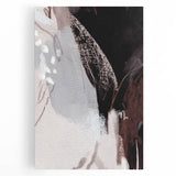 Earthen Harmony Abstracts - Expressive Brushstroke Art in Earth Tones
