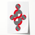 Geometric Abstract Paintings – Bold Modern Spiral Wall Art