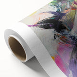Colorful Abstract Wall Hangings – Energetic Pastel Brushwork Art
