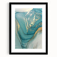 Upscale Abstract Art Collection – Teal & Gold Luxury Canvas