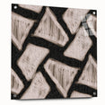 Earthen Harmony Abstracts - Geometric Triangular Abstract Art