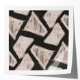 Earthen Harmony Abstracts - Geometric Triangular Abstract Art