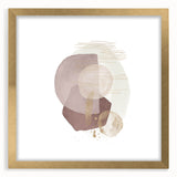 Contemporary Minimalist Wall Art – Beige and Brown Geometric Print