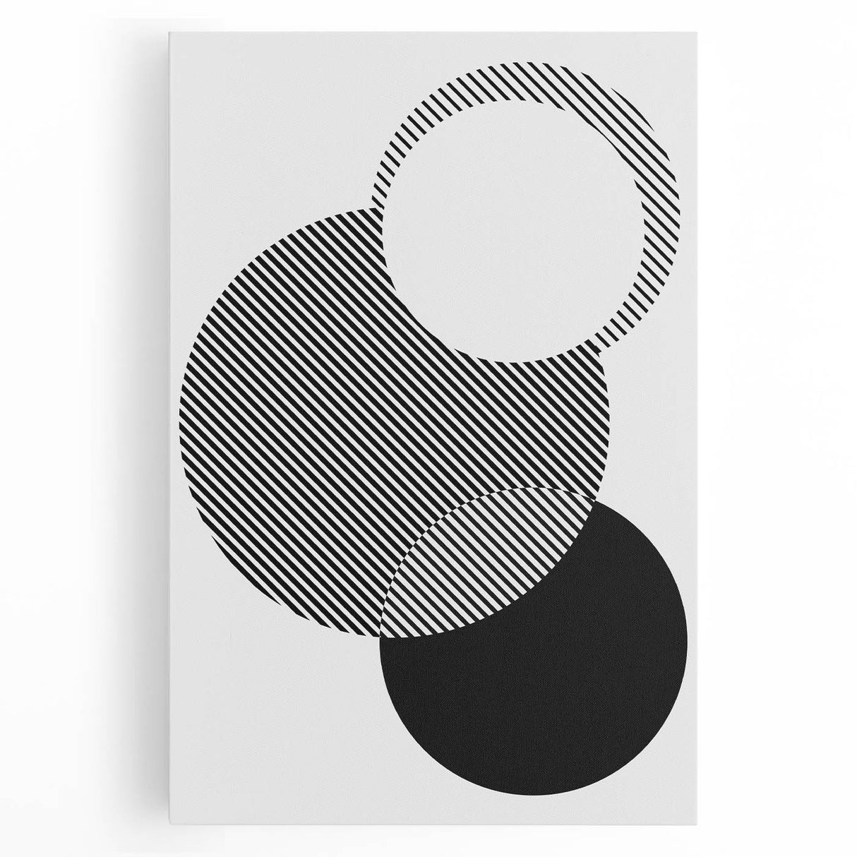Minimalist Wall Decor – Geometric Abstract Circles Print