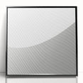 Contemporary Framed Abstract Art - Wavy Minimal Texture Design