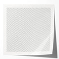 Contemporary Framed Abstract Art - Wavy Minimal Texture Design