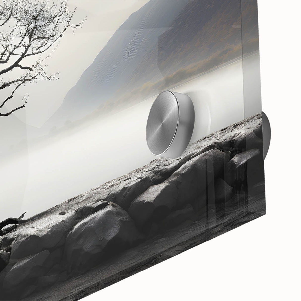 Misty Lake Bench - Fine Art Photography Framed Prints