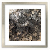 Geometric Moody Modern Wall Art – Abstract Black & Beige Canvas