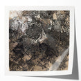 Geometric Moody Modern Wall Art – Abstract Black & Beige Canvas