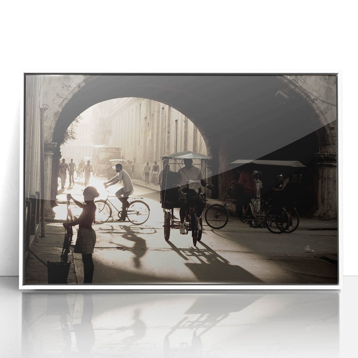 Contemporary City Wall Decor – Urban Scenery Photography Print