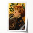 Elegant Abstract Figurative Wall Art – Golden Nature-Inspired Painting