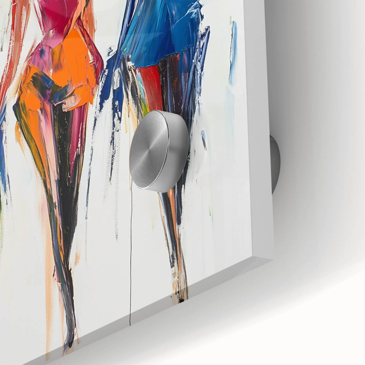 Colorful Abstract Figurative Wall Art – Vibrant Fashion-Inspired Design
