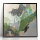 Earthen Harmony Abstracts - Expressive Abstract Art with Earth Tones