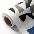 Abstract Art for Sale – Geometric Contemporary Blue & Gray Print